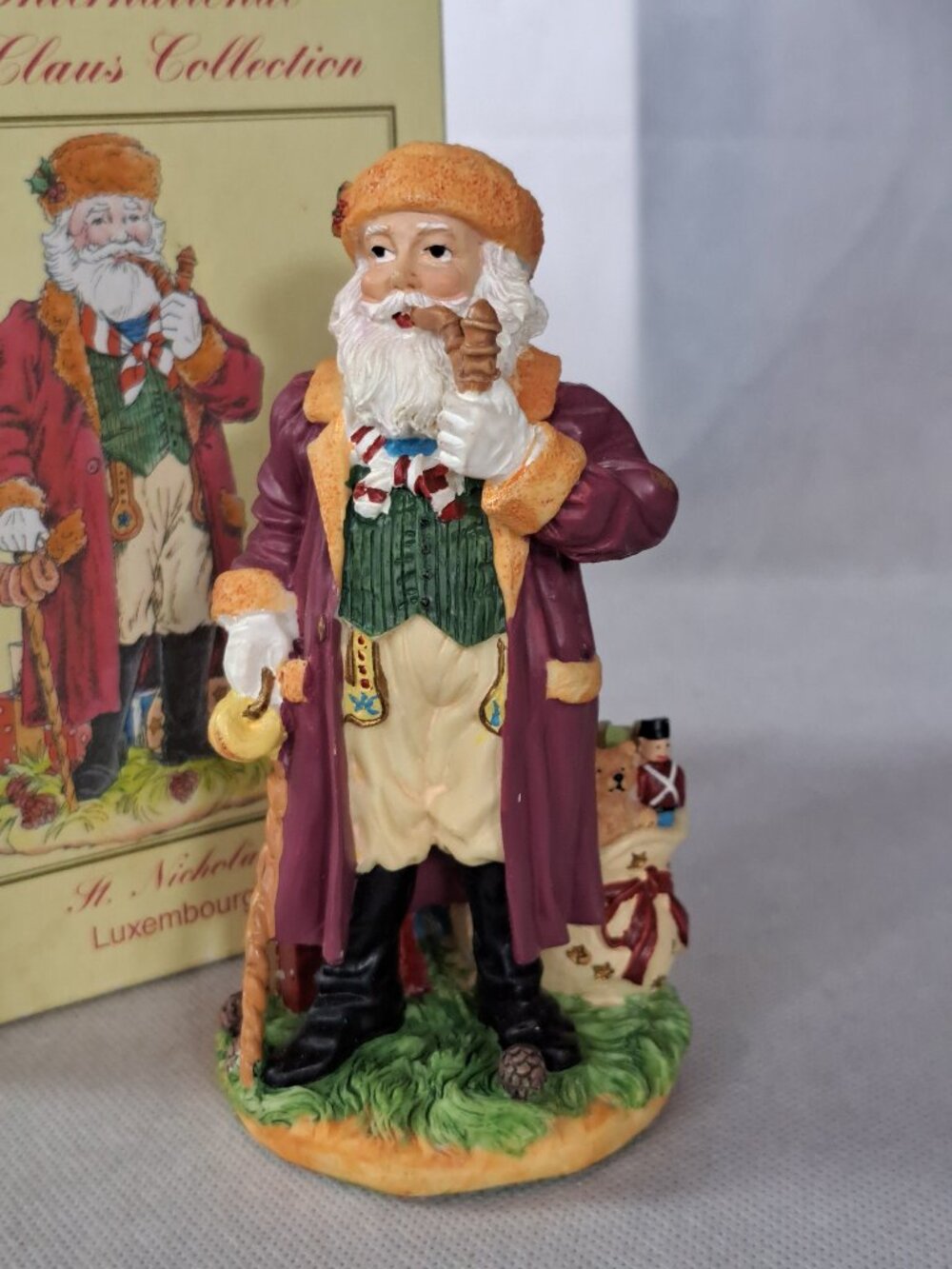 The International Santa Claus Collection St. Nicholas Luxembourg Figurine